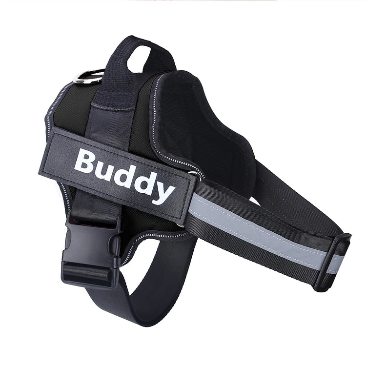 Personalized No-Pull Dog Harness – Reflective, Breathable Vest for Small to Large Dogs