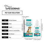 Yegbong 30ml Pet Ear Cleaner Drops – Soothing Ear Care for Dogs & Cats