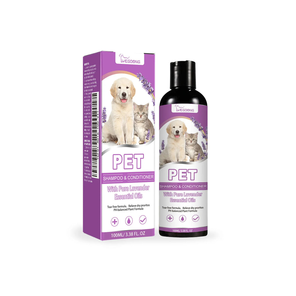 Yegbong 100ml Pet Shampoo Conditioner – Soothing Hair Softener & Itch Relief for Dogs & Cats