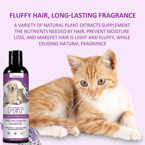 Yegbong 100ml Pet Shampoo Conditioner – Soothing Hair Softener & Itch Relief for Dogs & Cats