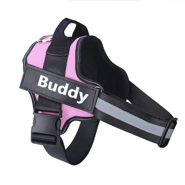 Personalized No-Pull Dog Harness – Reflective, Breathable Vest for Small to Large Dogs