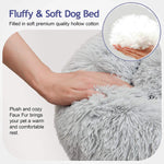 Donut Dog Bed – Plush Calming Pet Bed for Dogs & Cats