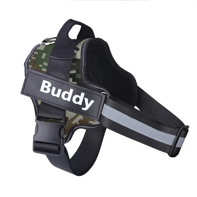 Personalized No-Pull Dog Harness – Reflective, Breathable Vest for Small to Large Dogs