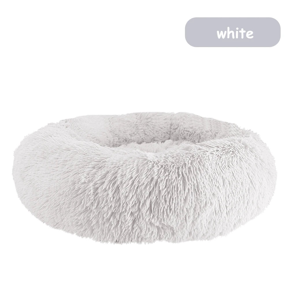 Donut Dog Bed – Plush Calming Pet Bed for Dogs & Cats