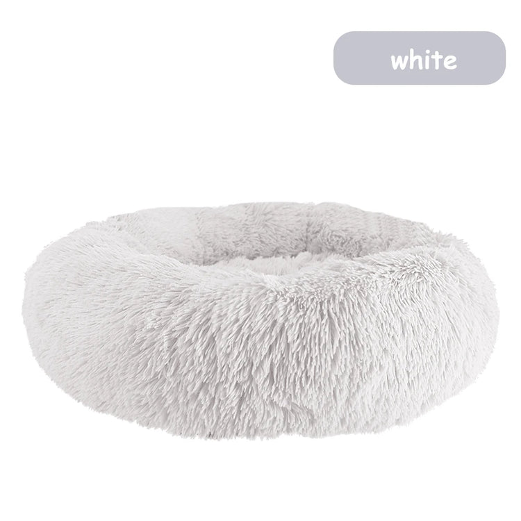 Donut Dog Bed – Plush Calming Pet Bed for Dogs & Cats