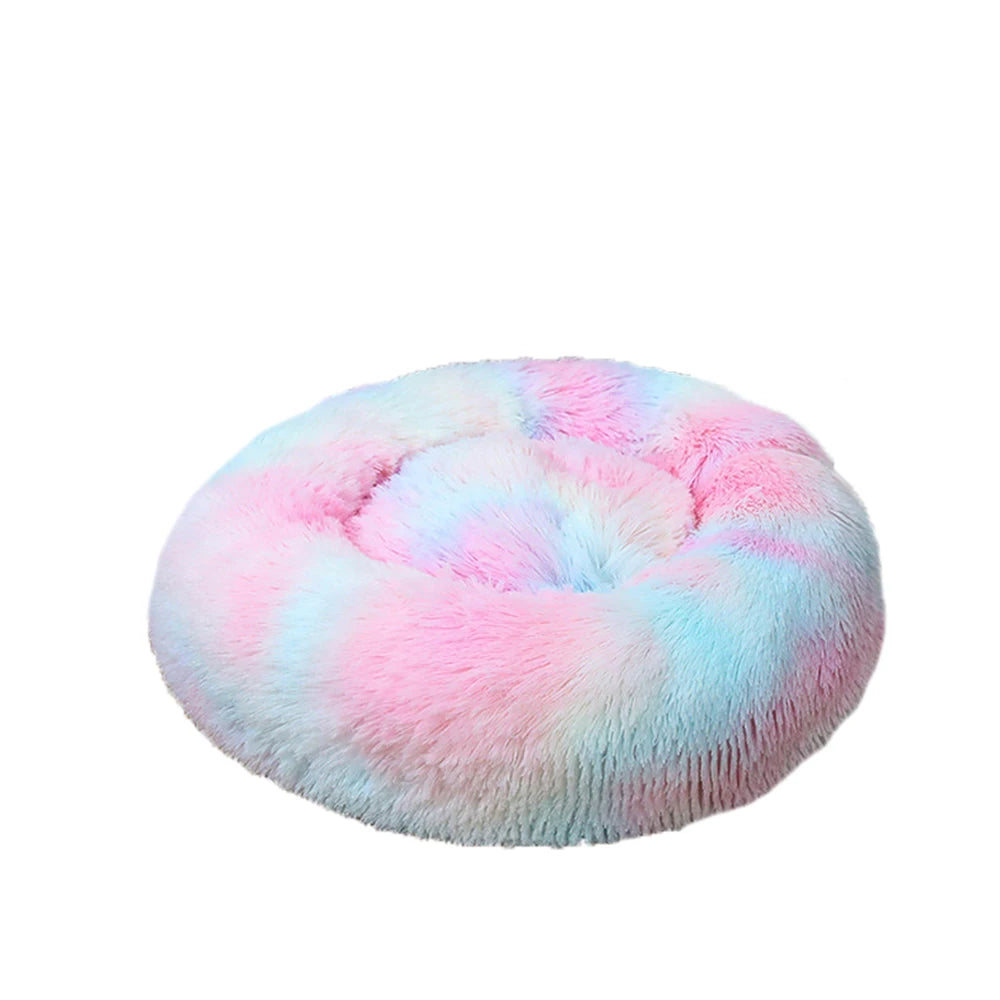 Donut Dog Bed – Plush Calming Pet Bed for Dogs & Cats