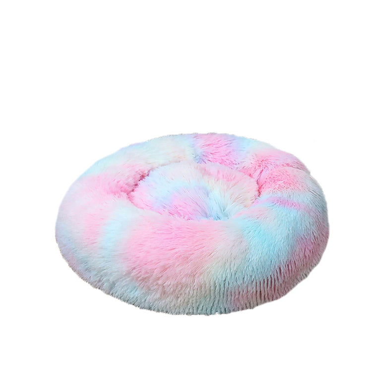 Donut Dog Bed – Plush Calming Pet Bed for Dogs & Cats