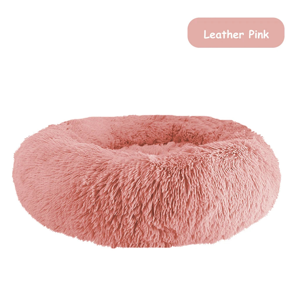 Donut Dog Bed – Plush Calming Pet Bed for Dogs & Cats