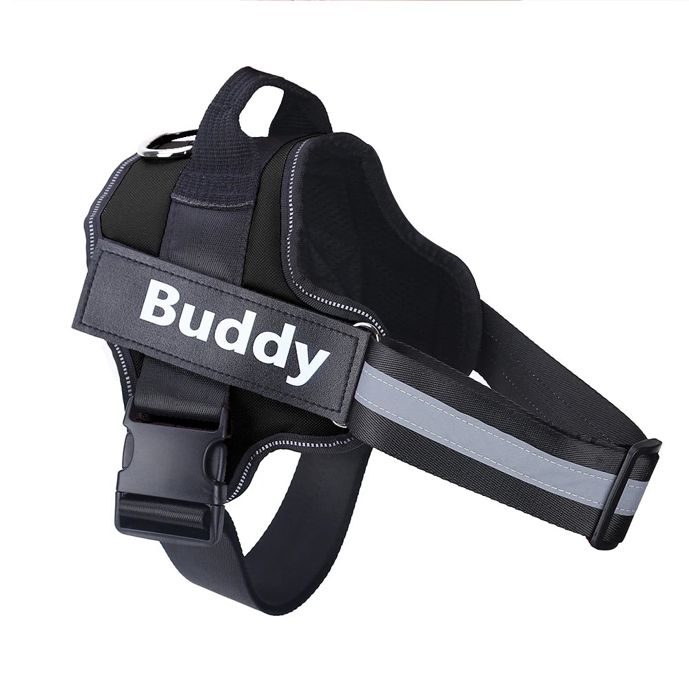 Personalized No-Pull Dog Harness – Reflective, Breathable Vest for Small to Large Dogs