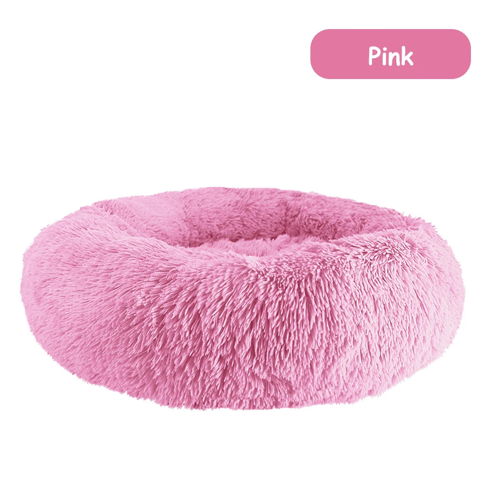Donut Dog Bed – Plush Calming Pet Bed for Dogs & Cats