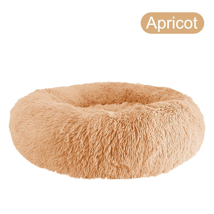 Donut Dog Bed – Plush Calming Pet Bed for Dogs & Cats