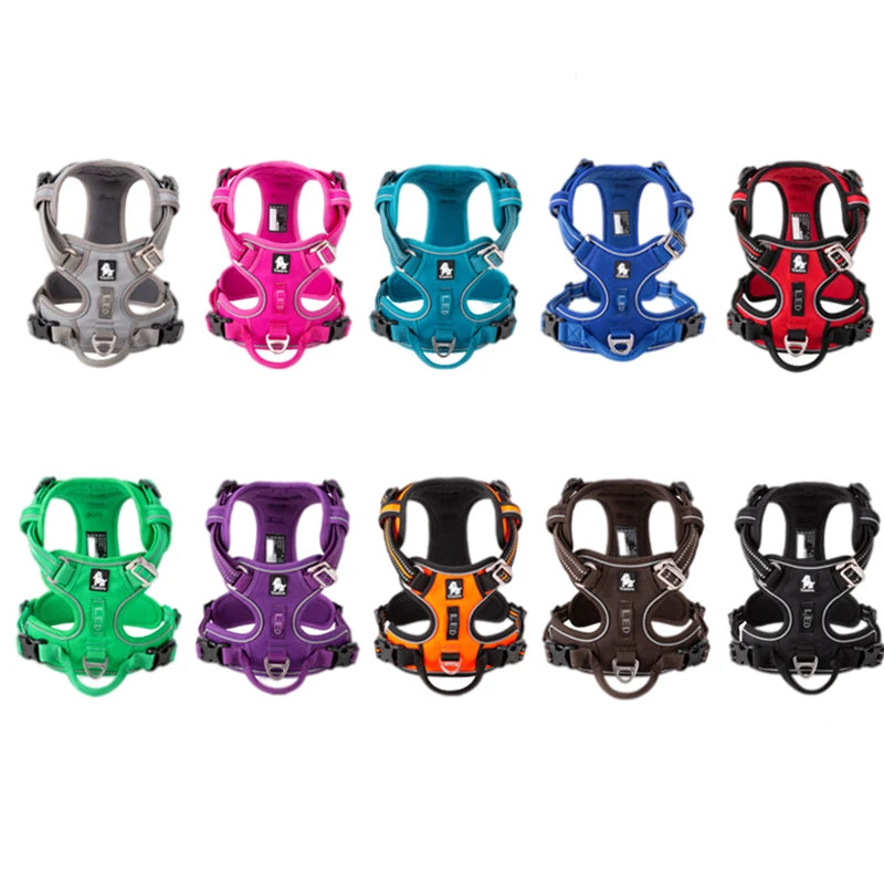 Truelove Pet Harness – Nylon Webbing with 3M Reflection & Adjustable Aluminum Alloy TLH56512