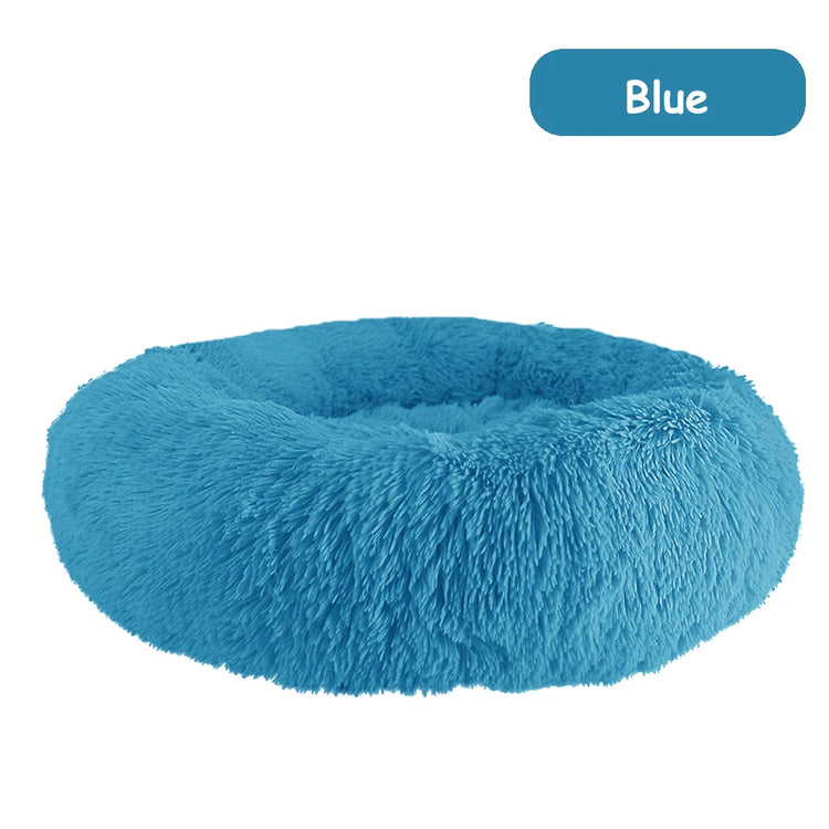 Donut Dog Bed – Plush Calming Pet Bed for Dogs & Cats