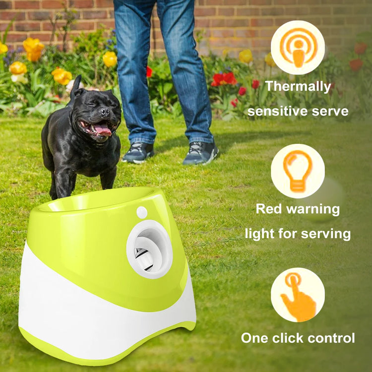 Dog Tennis Launcher – Automatic Ball Throwing Machine for Interactive Pet Play