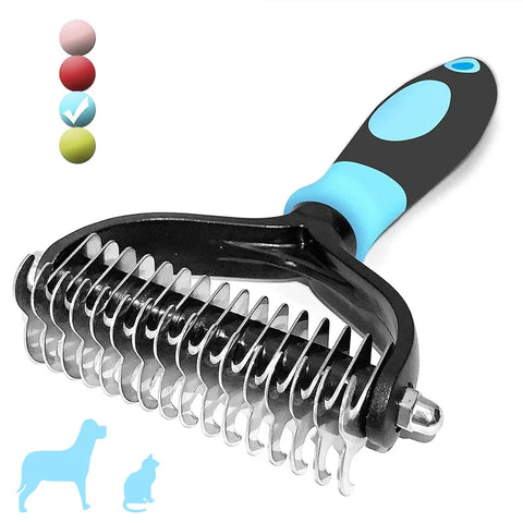 Professional Pet Grooming Brush & Hair Remover – For Dogs, Cats & Small Animals