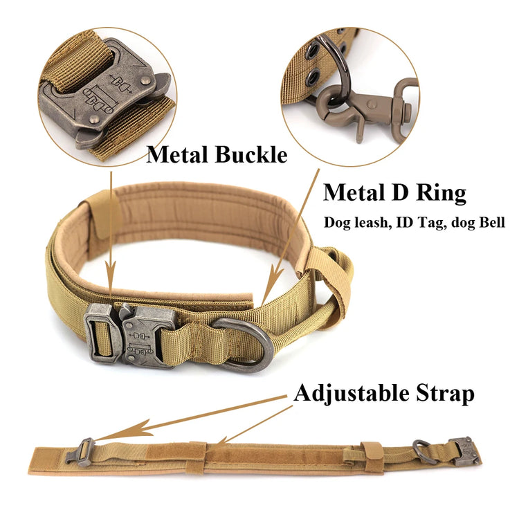 Large Dog Harness & Leash Set – Training & Walking Vest with Collar