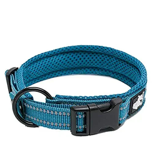 Truelove Nylon Dog Collar – Soft Padded, Reflective, Adjustable & Durable for Training and Everyday Use