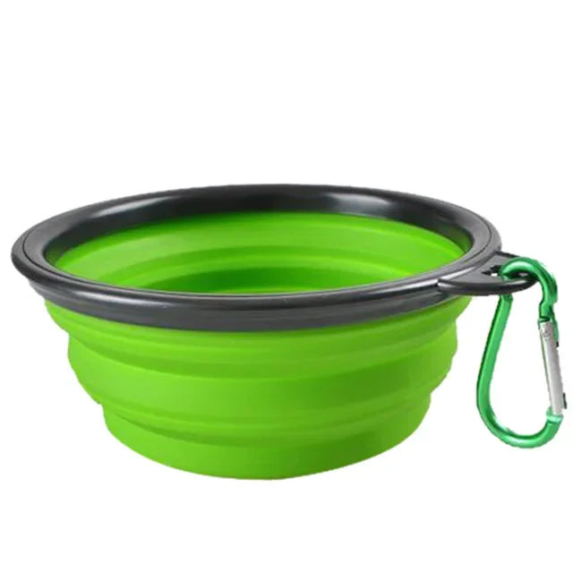Collapsible Silicone Pet Bowl – Lightweight, Portable, and Travel-Ready Feeding & Water Dish
