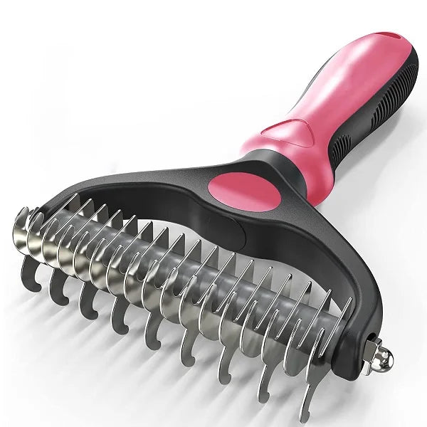 Dog Brush Pet Hair Remover – Professional Shedding & Grooming Tool for Dogs & Cats