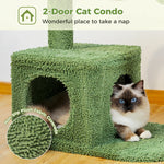 Cactus Cat Tree with Large Condo & Cozy Hammock – Indoor Fun & Relaxation for Your Feline Friend