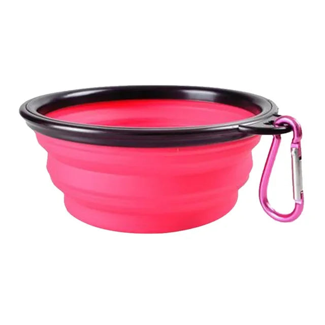 Collapsible Silicone Pet Bowl – Lightweight, Portable, and Travel-Ready Feeding & Water Dish