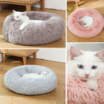 Donut Dog Bed – Plush Calming Pet Bed for Dogs & Cats