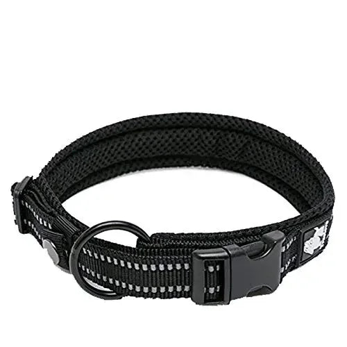 Truelove Nylon Dog Collar – Soft Padded, Reflective, Adjustable & Durable for Training and Everyday Use