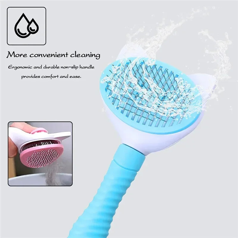 Self-Cleaning Pet Grooming Brush – Professional Quality Comb for Dogs & Cats