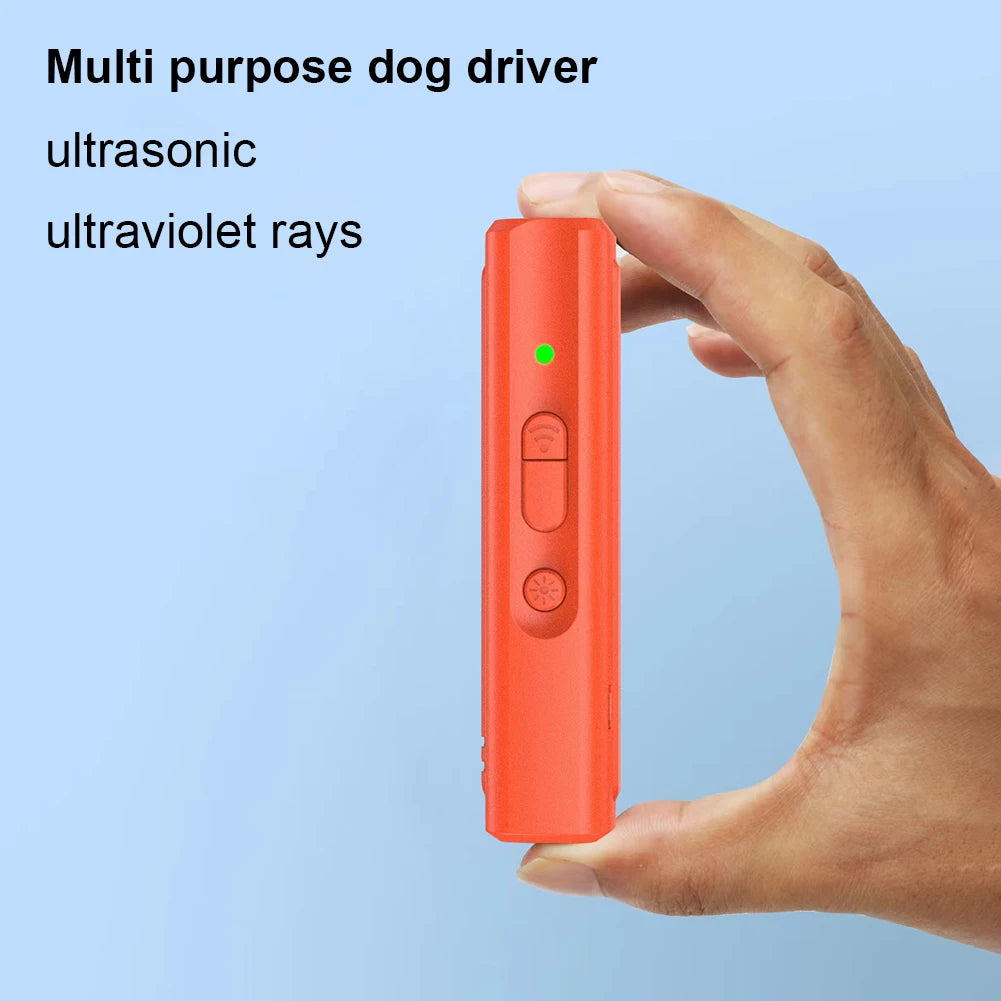 Ultrasonic Bark Deterrent Trainer – Portable & Rechargeable
