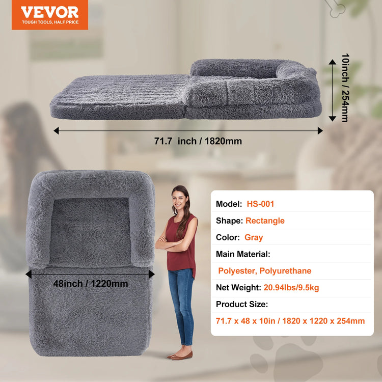 SucceBuy Human Dog Bed – XL Comfort for Adults & Pets