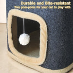 2-Layer Cat House – Cozy Cave & Play Space for Indoor Cats