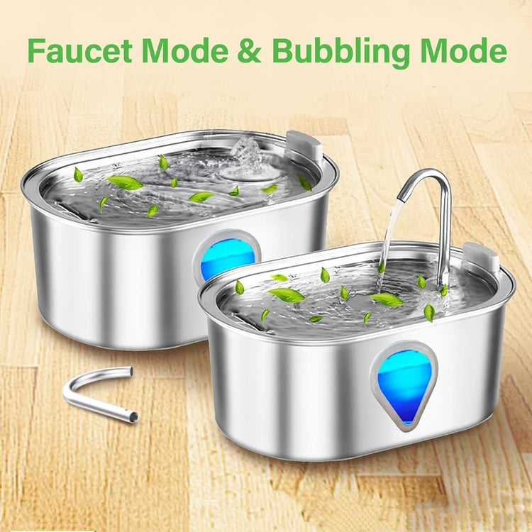 3.5L Automatic Stainless Steel Pet Water Fountain – Fresh, Flowing Water for Cats & Dogs