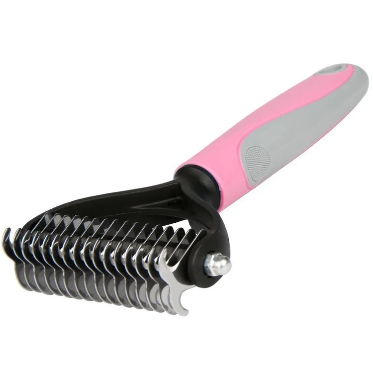 Dog Brush Pet Hair Remover – Professional Shedding & Grooming Tool for Dogs & Cats