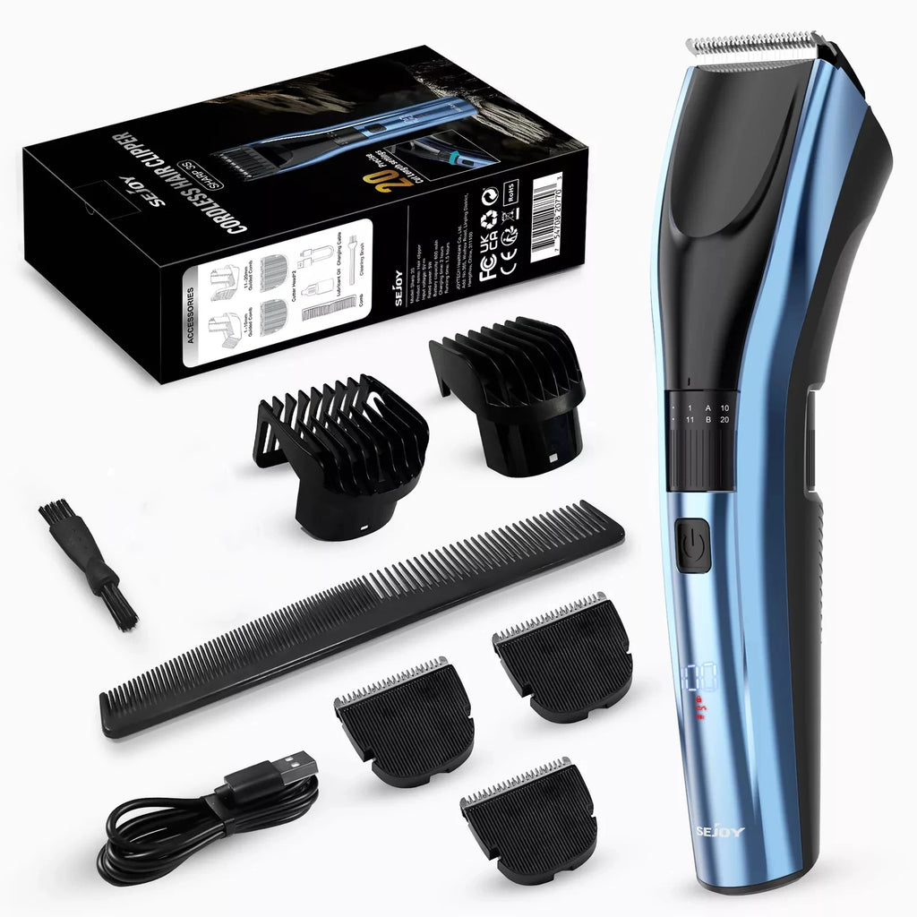 Sejoy Pet Hair Clippers – ShARP3S Cat & Dog Hair Trimmer for Home Grooming