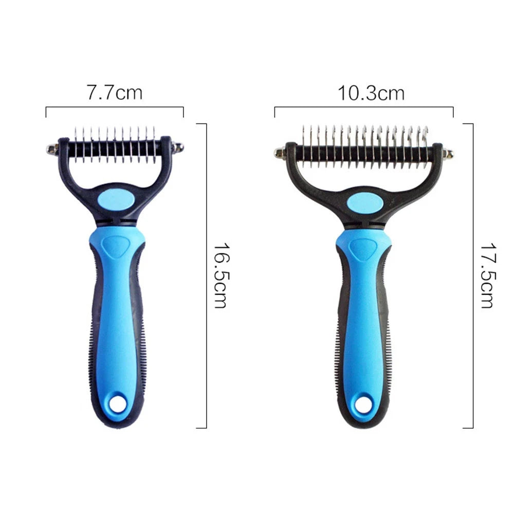 Dog Brush Pet Hair Remover – Professional Shedding & Grooming Tool for Dogs & Cats