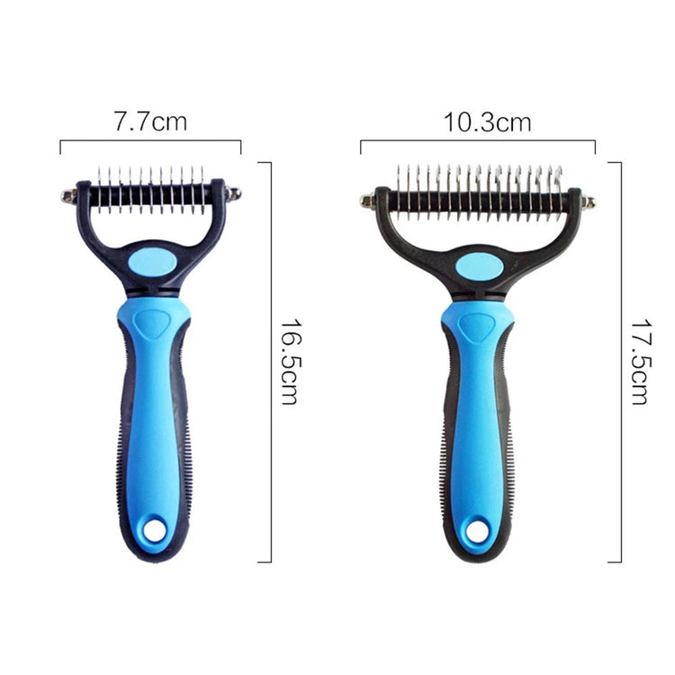 Dog Brush Pet Hair Remover – Professional Shedding & Grooming Tool for Dogs & Cats