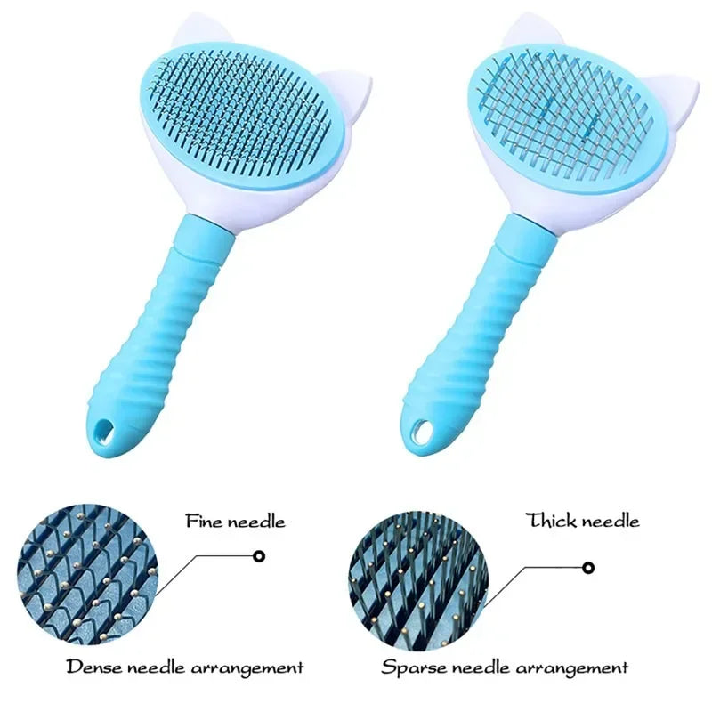 Self-Cleaning Pet Grooming Brush – Professional Quality Comb for Dogs & Cats