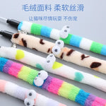 Pet Cat Toy Feather Teaser Wand – Colorful Caterpillar Rod for Endless Cat Fun
