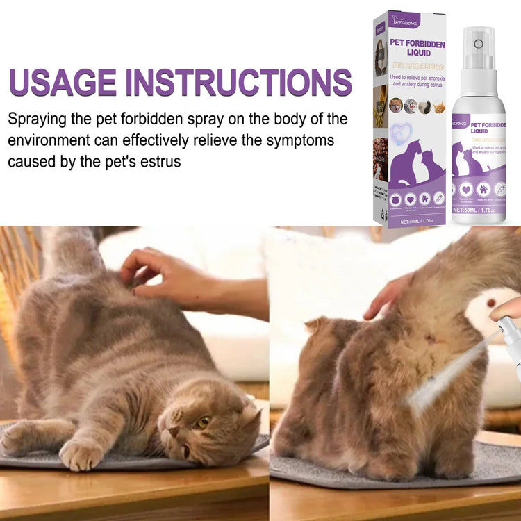 Calming Diffuser Spray – Natural Anxiety Relief for Dogs & Cats