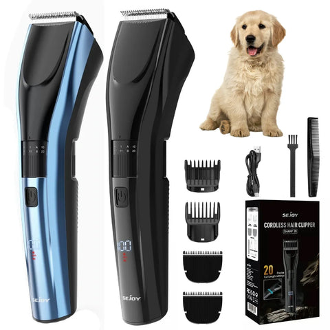 Sejoy Pet Hair Clippers – ShARP3S Cat & Dog Hair Trimmer for Home Grooming