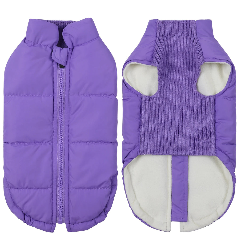 Pet Knitted Leisure Dog Clothes – Autumn/Winter Warm Vest Jacket for Small & Medium Dogs