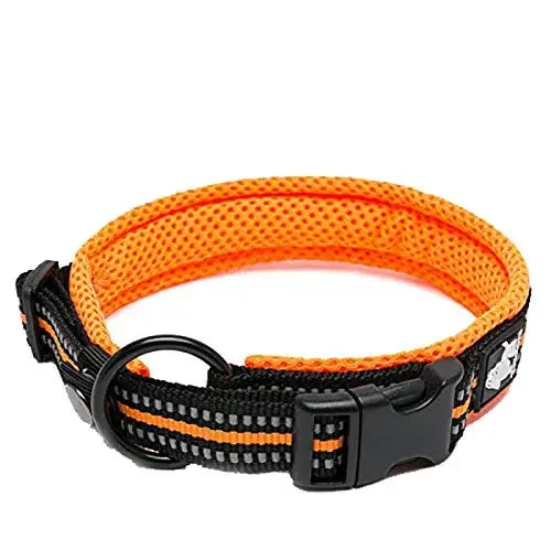 Truelove Nylon Dog Collar – Soft Padded, Reflective, Adjustable & Durable for Training and Everyday Use