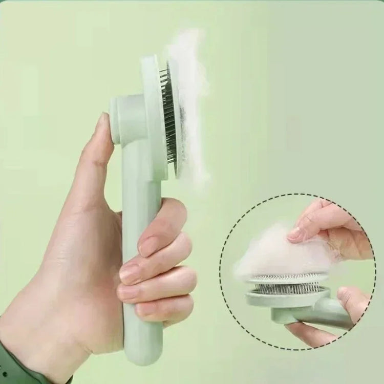 Cat Grooming Brush – Soft & Effective Hair Remover for Happy Pets