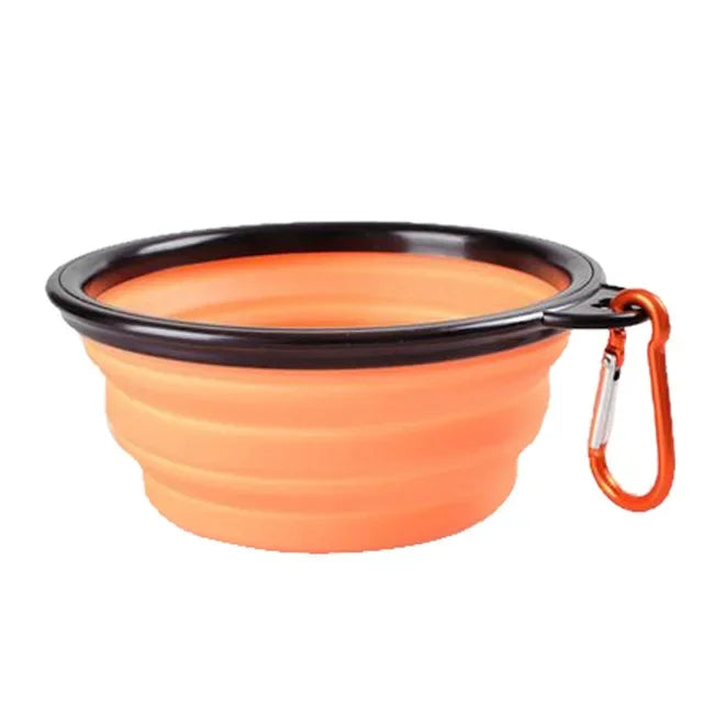 Collapsible Silicone Pet Bowl – Lightweight, Portable, and Travel-Ready Feeding & Water Dish
