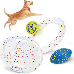 Nobleza Indestructible Fly Disc & Ball Toy Set – Durable Outdoor Interactive Toy for Dogs