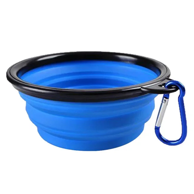 Collapsible Silicone Pet Bowl – Lightweight, Portable, and Travel-Ready Feeding & Water Dish