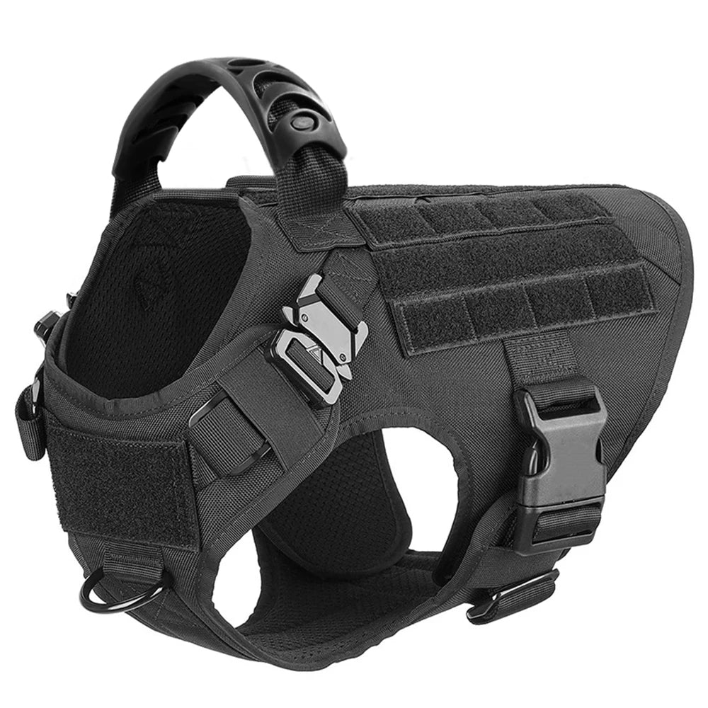 Large Dog Harness & Leash Set – Training & Walking Vest with Collar