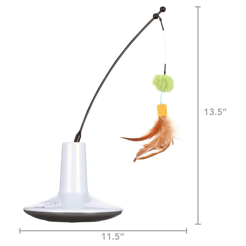 Electronic Motion Cat Toy – Interactive Chasing Plush Feathers for Active Play