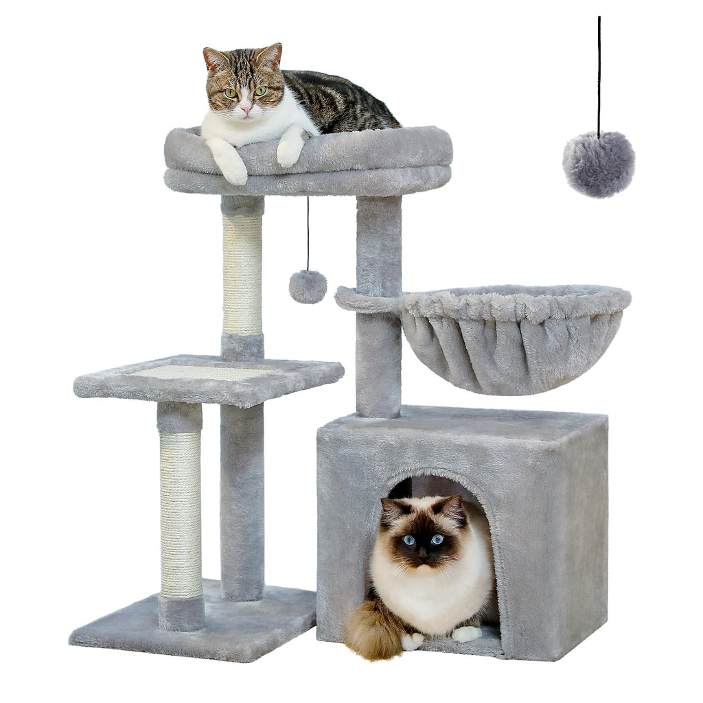 Cat Tree & Activity Tower – Indoor Play, Scratch & Rest Station for Cats