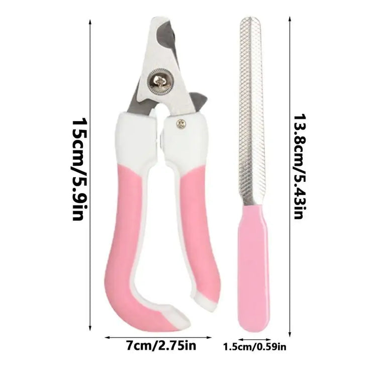 Professional Pet Nail Clippers & Trimmer – Safe and Portable Grooming for Puppies, Cats & Birds
